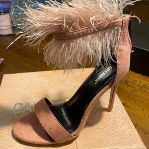 Cape Robbin Pink Feather Heel